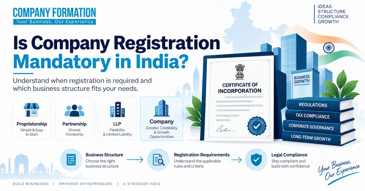 Is Company Registration Mandatory in India